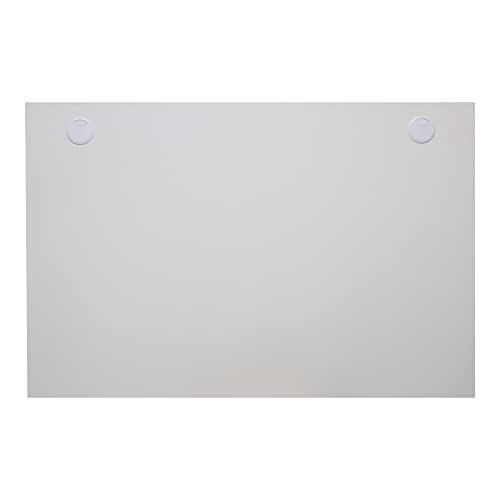 STIER desk top 120x80cm white melamine coated tabletop 25mm thick with