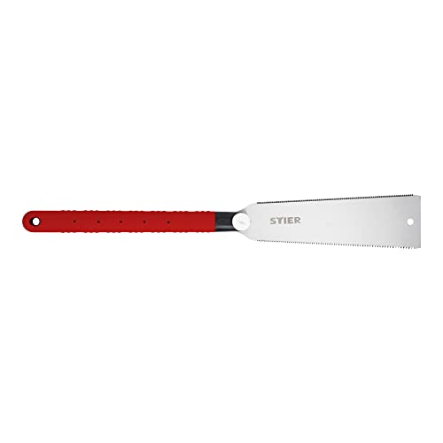 STIER Japan pull saw 250 mm: Precise double-toothed pull saw for the finest
