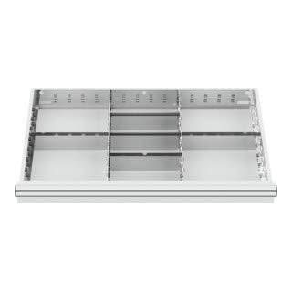 STIER Schubladeneinteilung Metalleinteilung BLH 200-300 mm Innenmaß 800x450 mm 8