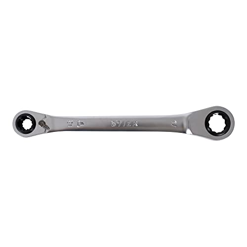 STIER double ring ratchet wrench KraftSpezial 4-in-1 10x13x17x19 mm