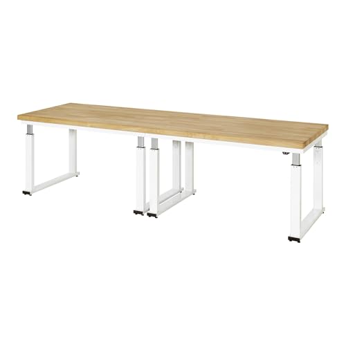 STIER Electrically Height-Adjustable Workbench Premium WxDxH 3000x900x740-1140 mm