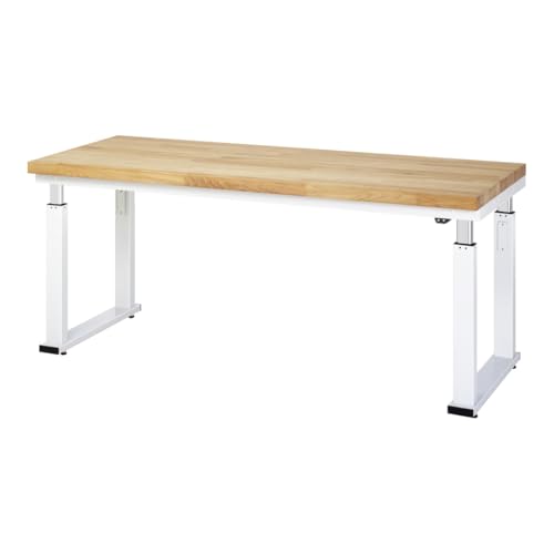 STIER Electrically Height-Adjustable Workbench Premium WxDxH 2000x700x740-1140 mm