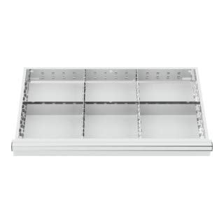 STIER drawer divider metal divider BLH 200-300 mm internal dimensions 800x450 mm 6