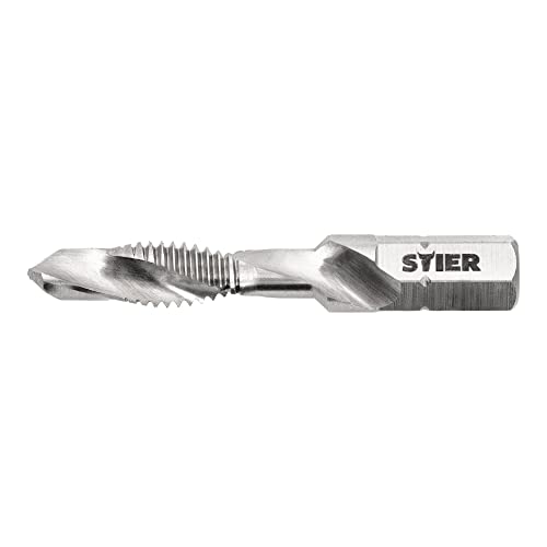 STIER combination tap bit M3 to M10 DIN 3126 HSS-G 1/4" hexagon