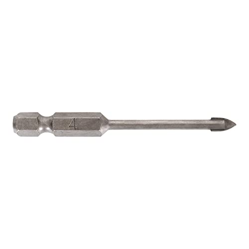 STIER Fliesenbohrer 4 mm Größe 1/4 Zoll Bit HEX Sechskant YG6X-Metall Härtewert