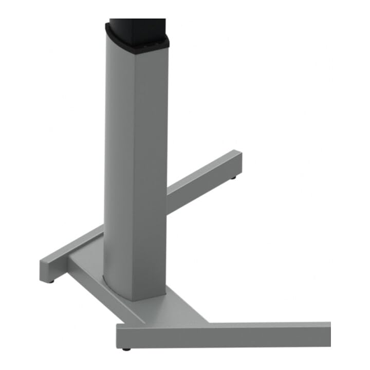 STIER Elektrisch höhenverstellbarer Steh-Tisch 501-19 100x80cm Weiß mel.