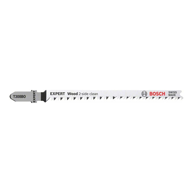 Bosch Expert ‘Wood 2-side clean’ T 308 BO Stichsägeblatt 25 Stk