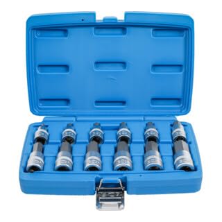 BGS Bit-Einsatz-Satz Antrieb Innenvierkant 12,5 mm Innensechskant 5 - 22 mm