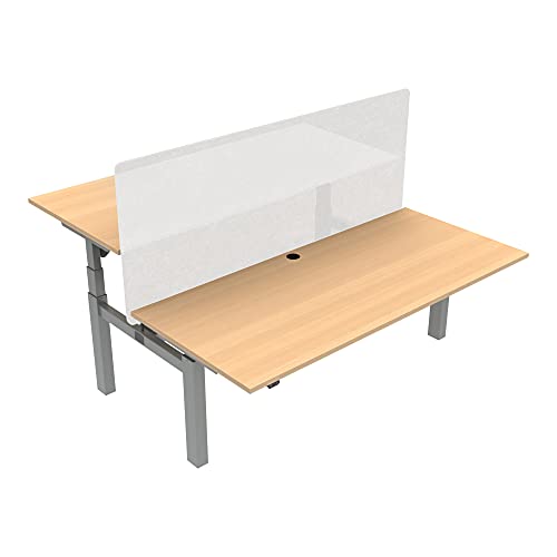 STIER Electrically height-adjustable team desk 501-88 180x80cm beech mel.