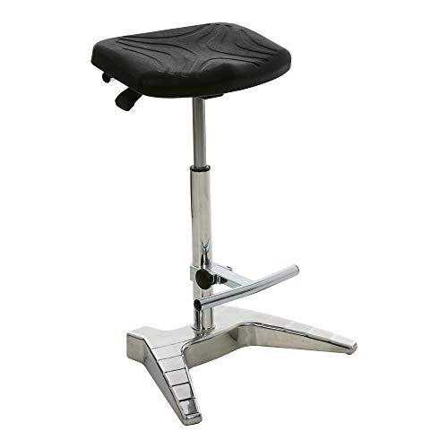 STIER XL Stehhilfe mit Fußstütze Sitzhöhe 700-880mm Belastbarkeit 150 kg softer