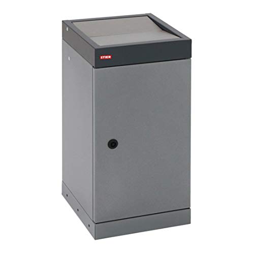 STIER recycling bin Premium 30l with swing lid