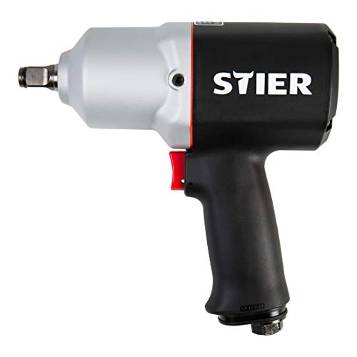 STIER pneumatic impact wrench 15-PC light square max. 1,054 Nm 1/2 inch