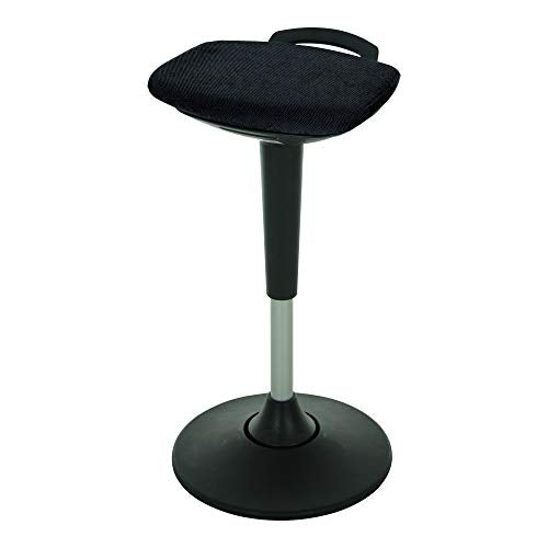 STIER multi-movable standing aid with plate base, height-adjustable stool, various colors