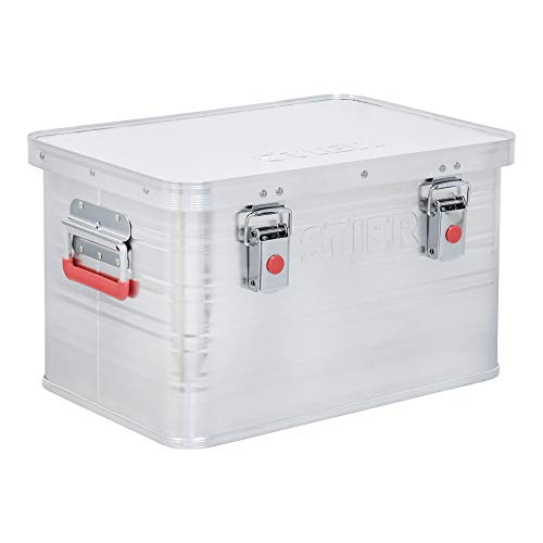 STIER Alubox Aluminiumbox Transportkiste Staub und Spritzwasserschutz div Größen