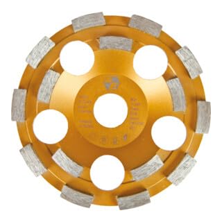 Eibenstock Diamant-Schleifteller Ø 125 mm -Premium- für Beton (gold)