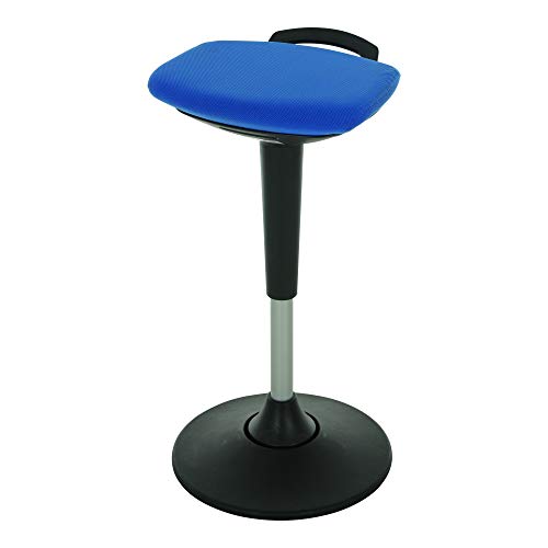 STIER multi-movable standing aid with plate base, height-adjustable stool, various colors