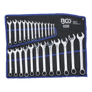 BGS Maul-Ringschlüssel-Satz, SW 6 - 32 mm, 5,1 kg, 25-teilig