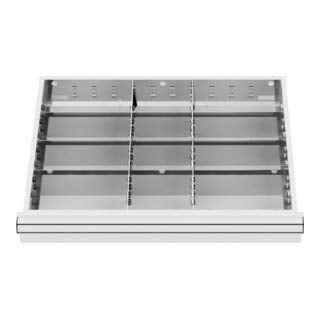 STIER drawer divider metal divider BLH 100/125 mm internal dimensions 600x450 mm