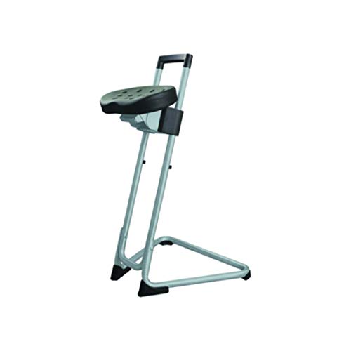 STIER standing aid with steel frame grey seat height 600-850 mm PU seat