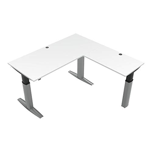 STIER height-adjustable corner desk electric ergonomic various colors