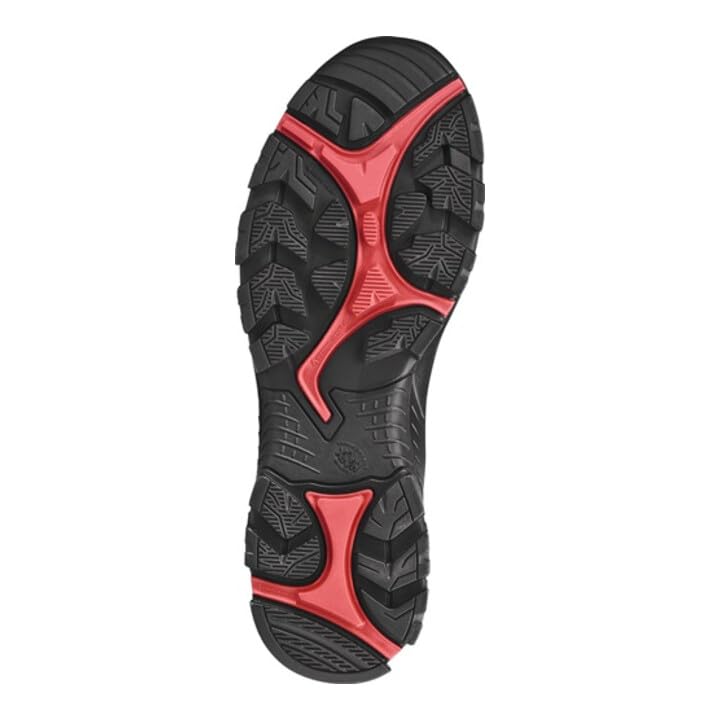 HAIX Sicherheitsstiefel BLACK EAGLE 54, MID, S3, schwarz-rot, Gr. 8 (42)