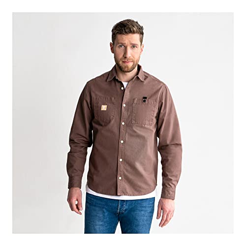 STIER Heavy Work Shirt Canvas bci cotton L Signature Brown