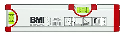 BMI Wasserwaage Alu 20cm m.Magnet Ulrasonic m.Horizontal-Libelle