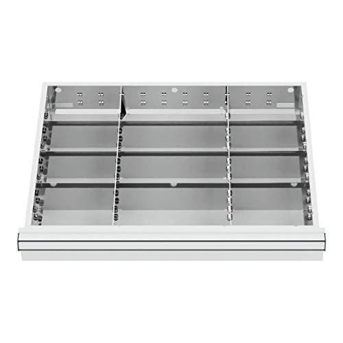 STIER Schubladeneinteilung Metalleinteilung BLH 75 mm Innenmaß 600x450 mm 12