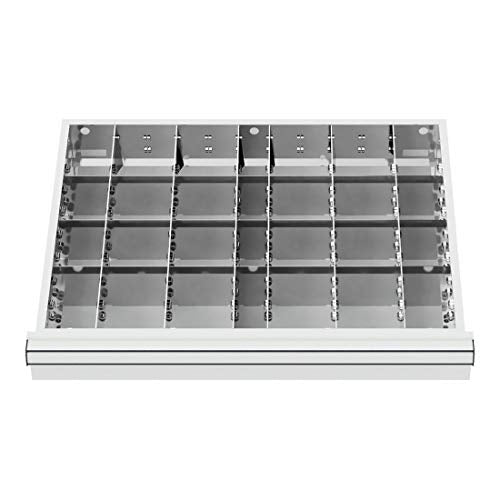 STIER Schubladeneinteilung Metalleinteilung BLH 200-300 mm Innenmaß 600x450 mm
