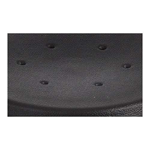 STIER work stool with double castors, height-adjustable seat height 420-610 mm
