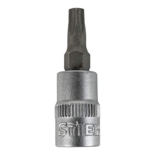 STIER Torx-Bit-Steckschlüsseleinsatz 1/4'' Torx 8-30 Schraubendreher-Einsatz