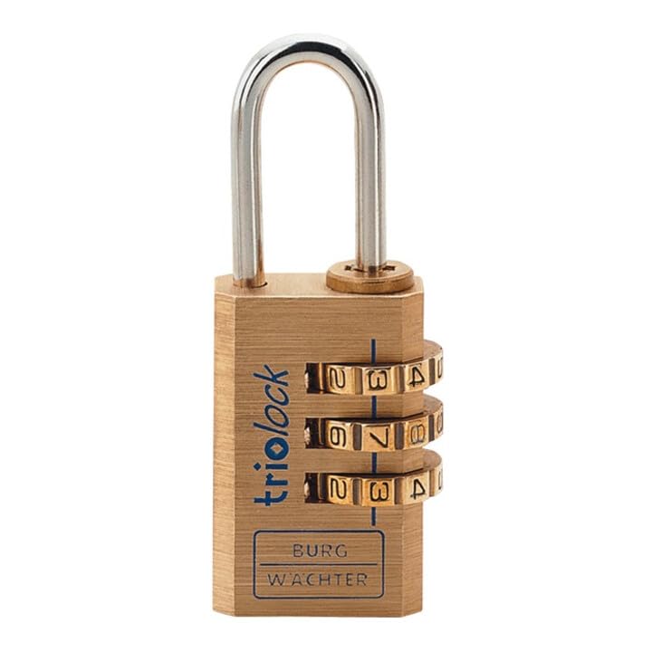 Burg-Wächter Zahlen-Vorhangschl. Combi Lock 80 Schlosskörper-B.40mm MS