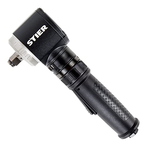 STIER pneumatic angle impact wrench 19-WSS Max. 325 Nm Extra short angled