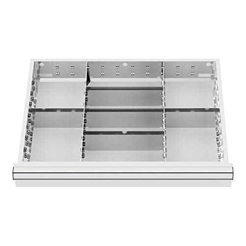 STIER Schubladeneinteilung Metalleinteilung BLH 100/125 mm Innenmaß 600x450 mm 8