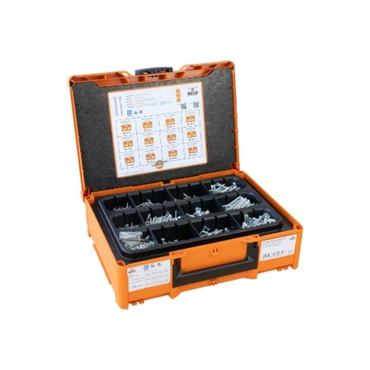 HECO-TOPIX-plus Sortimentskoffer 1760, HECO-Systainer3 M137 mit 1.760 Schrauben
