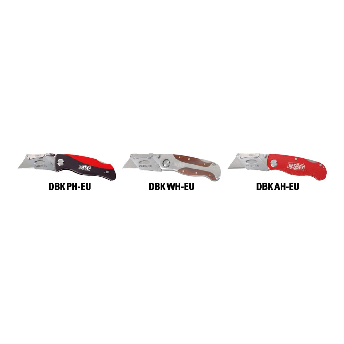 Bessey Klingen-Klappmesser mit Kunststoffgriff DBKPH-EU