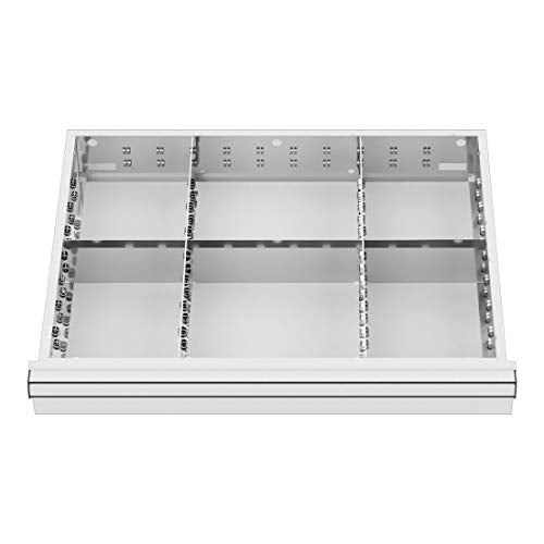 STIER Schubladeneinteilung Metalleinteilung BLH 100/125 mm Innenmaß 600x450 mm 6