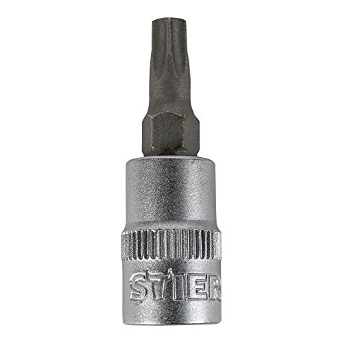 STIER Torx-Bit-Steckschlüsseleinsatz 1/4'' Torx 8-30 Schraubendreher-Einsatz