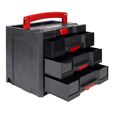 STIER Sortainer T-Loc IV/3 BLACK Edition 6.7 L per drawer with