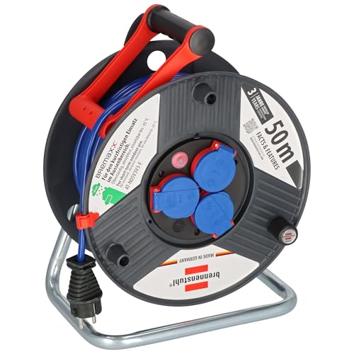 Garant IP44 Kabeltrommel 50m AT-N05V3V3-F 3G1,5 blau