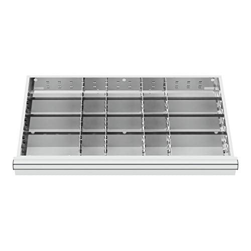 STIER Schubladeneinteilung Metalleinteilung BLH 100/125 mm Innenmaß 800x450 mm