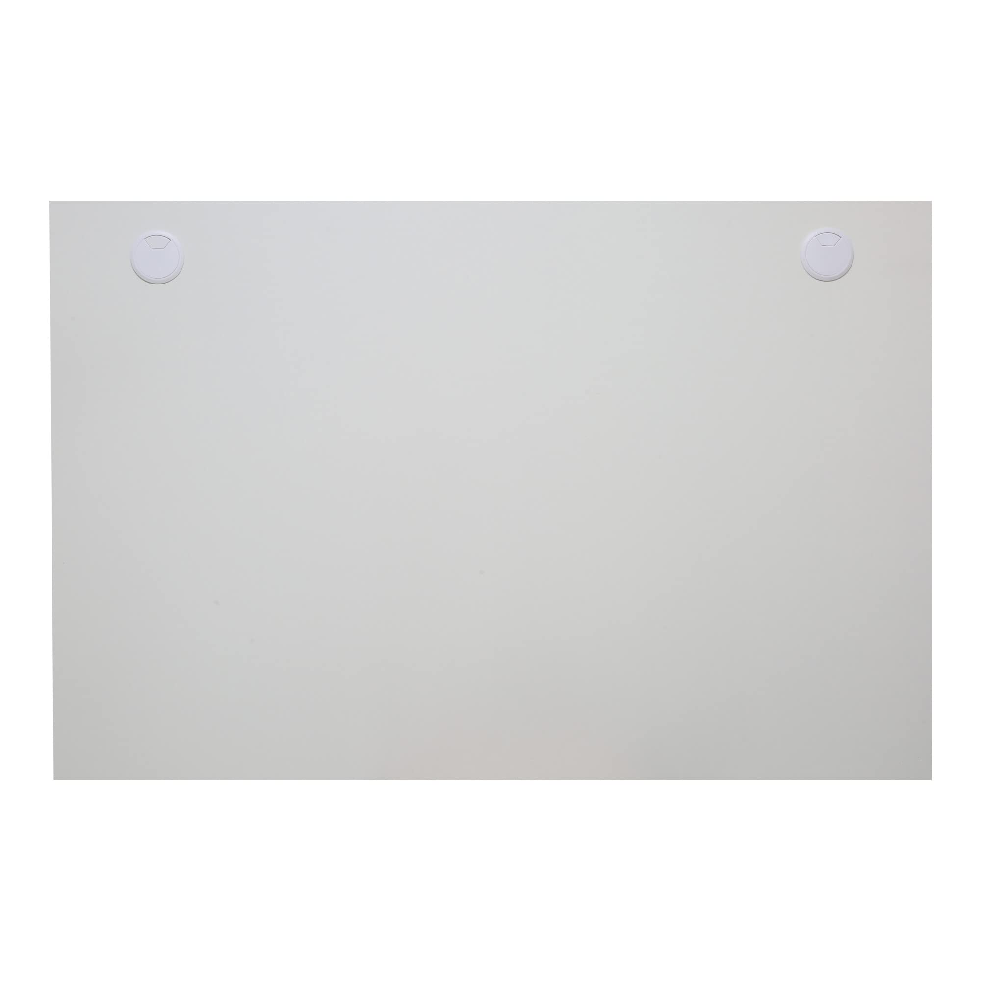 STIER desk top 180x80cm white melamine coated tabletop 25mm thick with