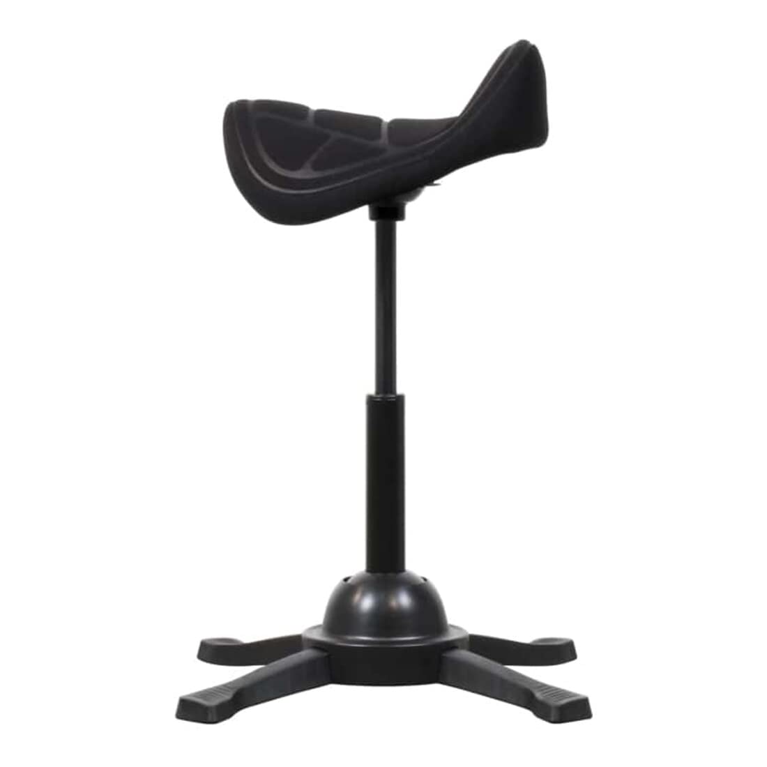 STIER Sattelhocker mit Sitzmulde Sitzhöhe 480-660mm schwarz