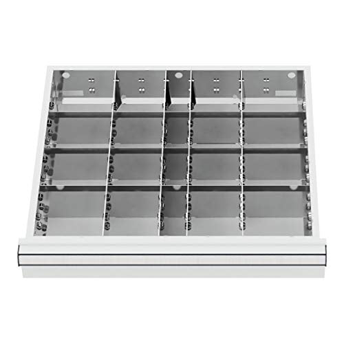 STIER drawer divider metal divider BLH 150/175 mm internal dimensions 500x450 mm