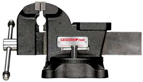 Gedore red Parallel-Schraubstock mit Amboss, drehbar, nach vorn öffnend