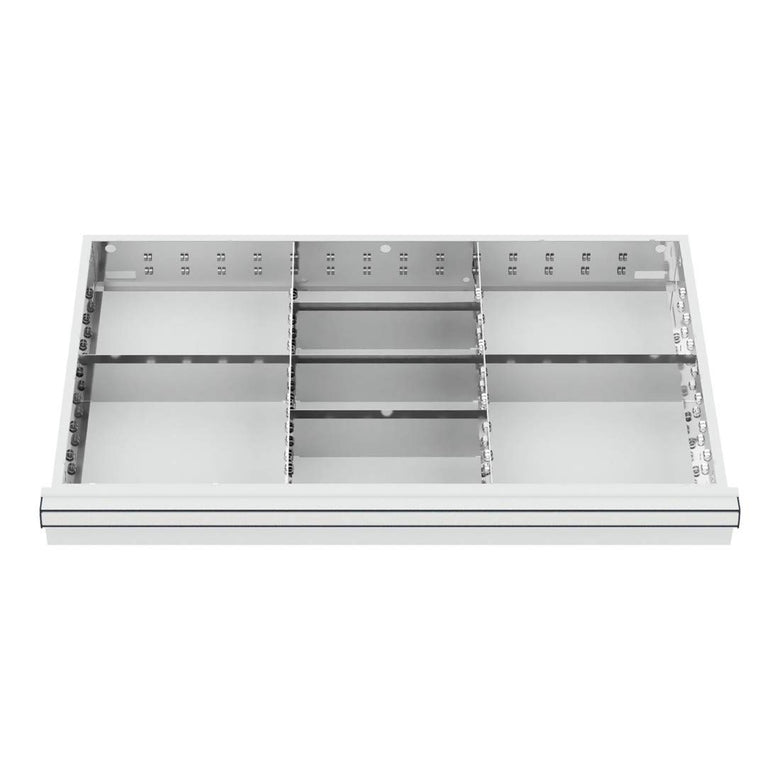 STIER Schubladeneinteilung Metalleinteilung BLH 100/125 mm Innenmaß 800x450 mm 8