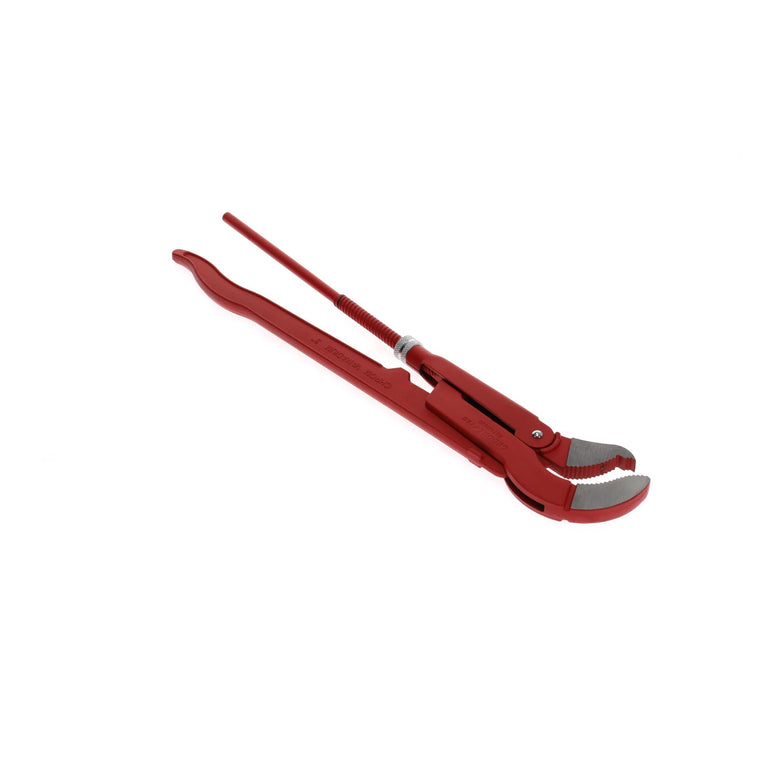 Gedore red 45° abgewinkelte Eck-Rohrzange, Spannweite 103 mm/3 Zoll, S-Maul