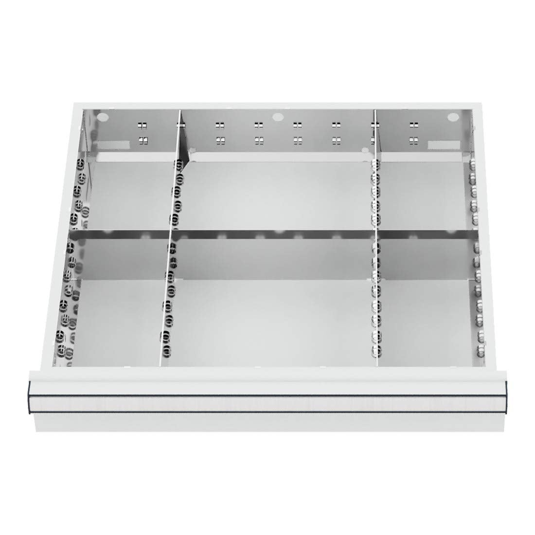 STIER drawer divider metal divider BLH 75 mm internal dimensions 500x450 mm 6