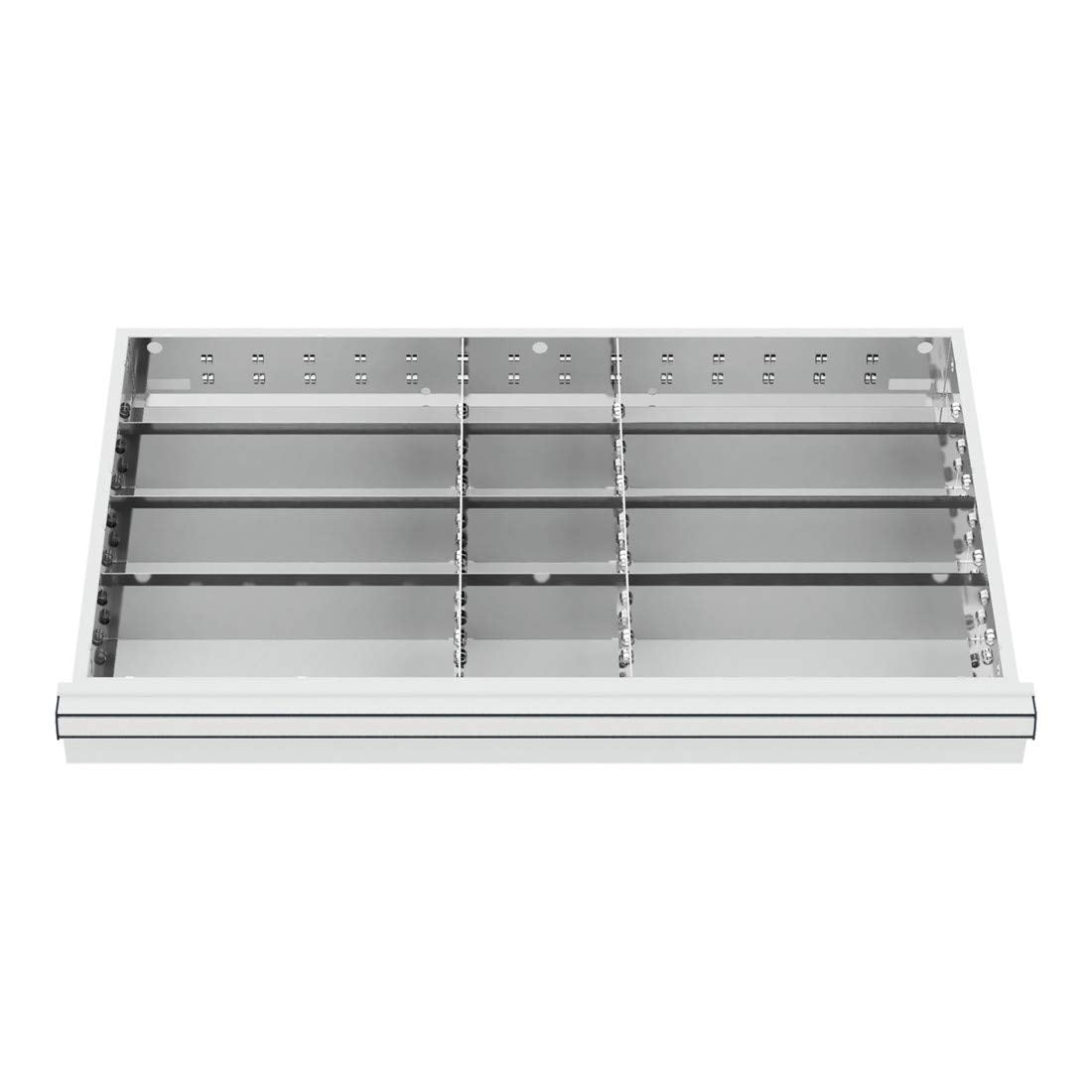 STIER Schubladeneinteilung Metalleinteilung BLH 100/125 mm Innenmaß 800x450 mm