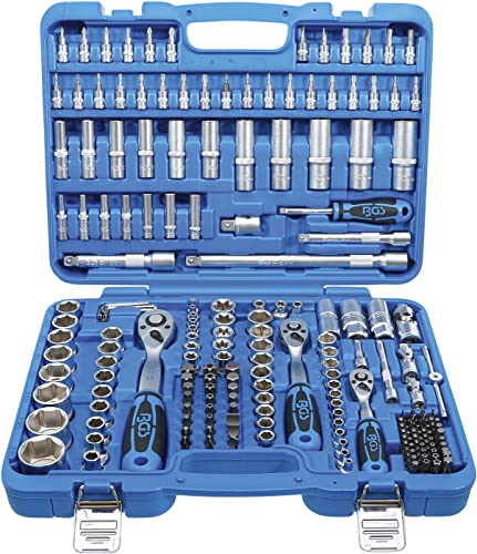 BGS Steckschlüssel-Satz Sechskant Antrieb 6,3 mm / 10 mm / 12,5 mm Zollgrößen